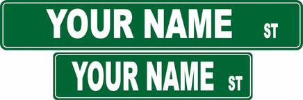 Custom Street Sign with Personalized Name for Unique Décor