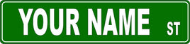 Custom Street Sign with Personalized Name for Unique Décor