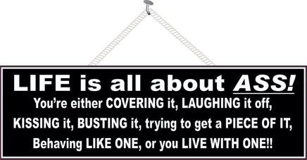 Black and White Funny Sign