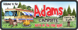 Personalized RV Camp Sign with Custom Name