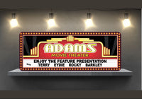 Custom Movie Theater Sign Vintage Marquee