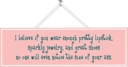 Funny Sign in Pink