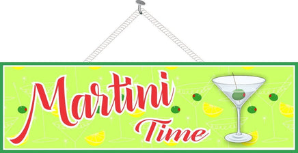 Martini Quote Sign with Olive Garnishes