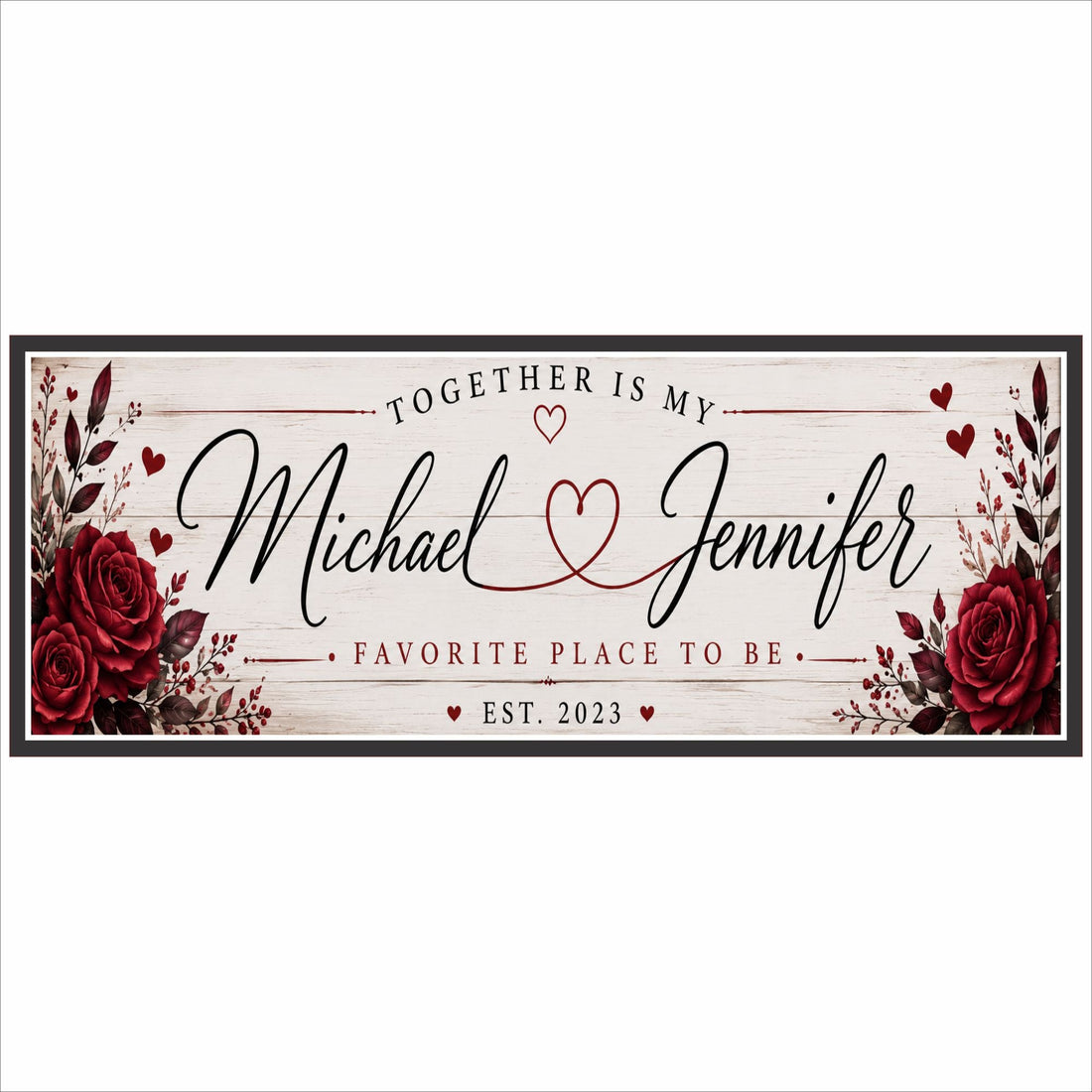10 Unique Valentine’s Day Gift Ideas: Custom Personalized Signs
