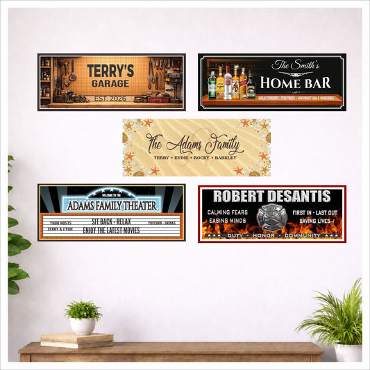How to Choose the Perfect Personalized Sign for Your Home: Ideas for Every Room