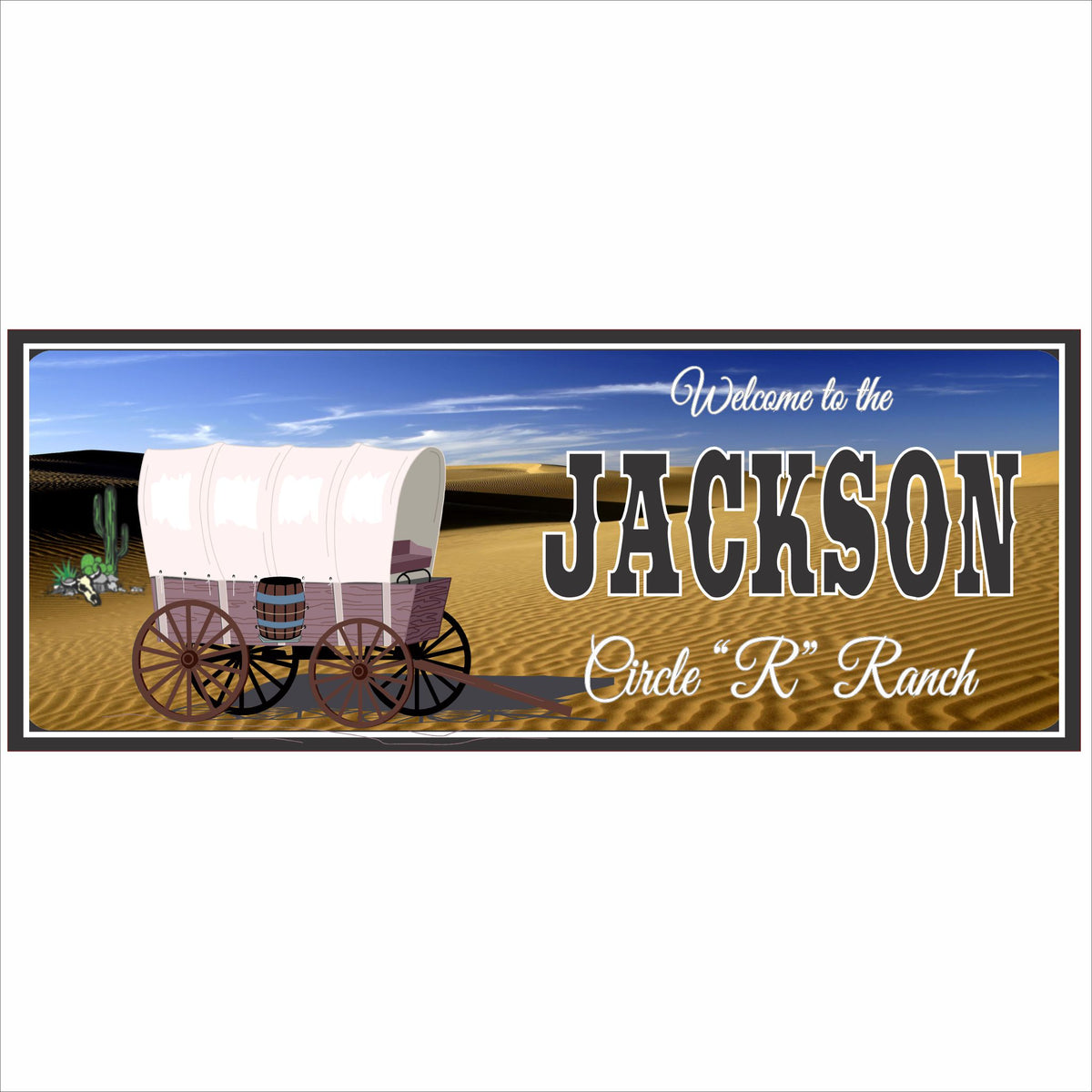 Personalized Ranch Welcome Sign | Fun Sign Factory