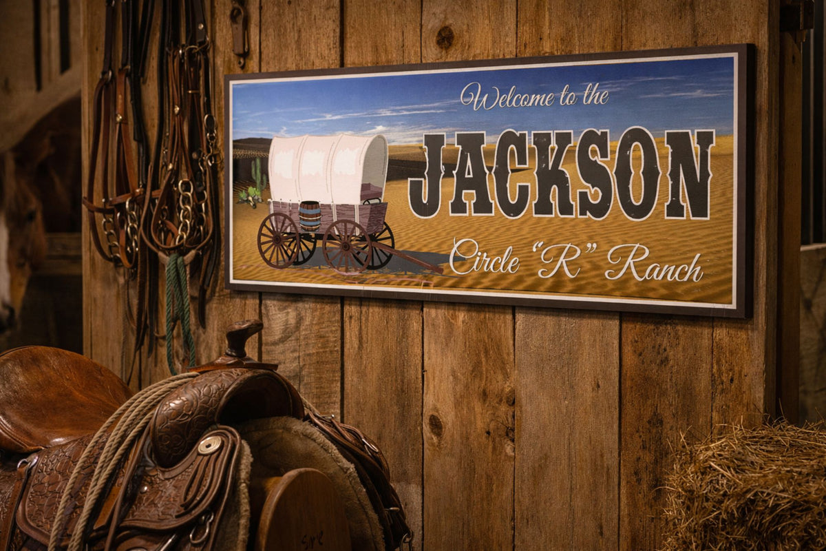 Personalized Ranch Welcome Sign | Fun Sign Factory