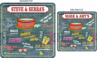 Personalized Hot Tub Rules Sign – Custom Backyard Spa Wall Decor