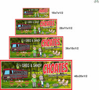 Personalized Campsite Sign – Custom RV Camping Wall Art