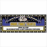 Personalized Theater Marquee Sign – Custom Home Cinema Wall Decor