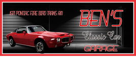 Personalized 1971 Pontiac Trans Am Sign - Custom Vintage Car Decor - Retro Muscle Car Enthusiast Gift - Classic Auto Wall Art