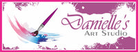 Personalized Art Studio Sign: Brush & Watercolor Elegance
