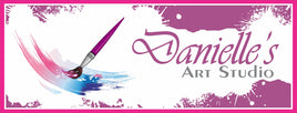 Personalized Art Studio Sign: Brush & Watercolor Elegance