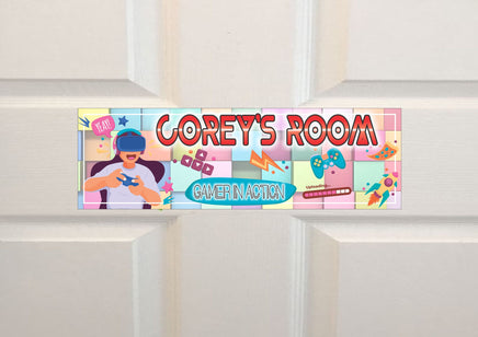 Personalized Gamer's Haven: Child's Room Sign