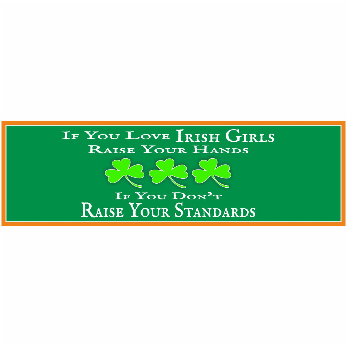 Fun Irish Signs Funny Irish Girls Sign St Patrick’s Day Humor Decor | Fun Sign Factory