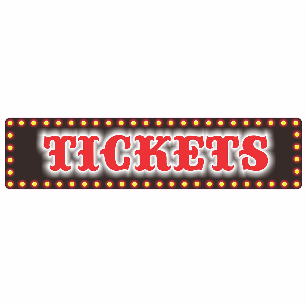 Customizable Ticket Sign Personalized Tickets Theater Sign | Fun Sign Factory