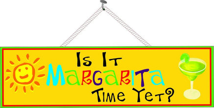 Margarita Quote Sign in Yellow