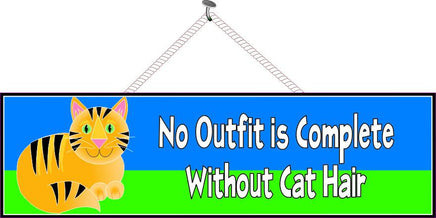 Orange Cat Sign with Funny Quote