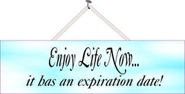 Blue Sky Funny Inspirational Quote Sign