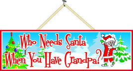 Christmas Sign for Grandpa