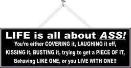 Black and White Funny Sign