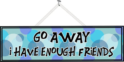 Blue & Purple Funny Quote Sign