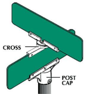 Personalized Street Sign Mounting Brackets
