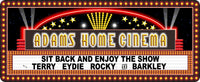 Hollywood Lights Movie Marquee Sign with Custom Names