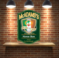 Custom Irish Pub Sign Sláinte Claddagh Ring