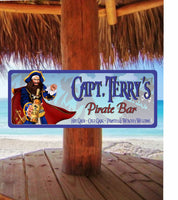 Personalized Bar Welcome Sign with Pirate Theme