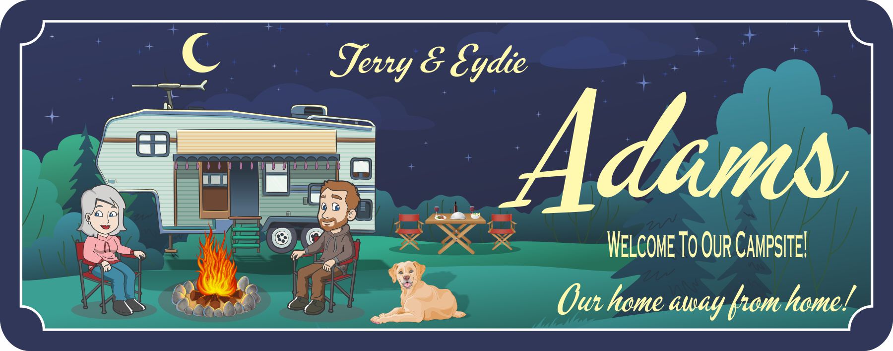 Rv Camping Cartoon