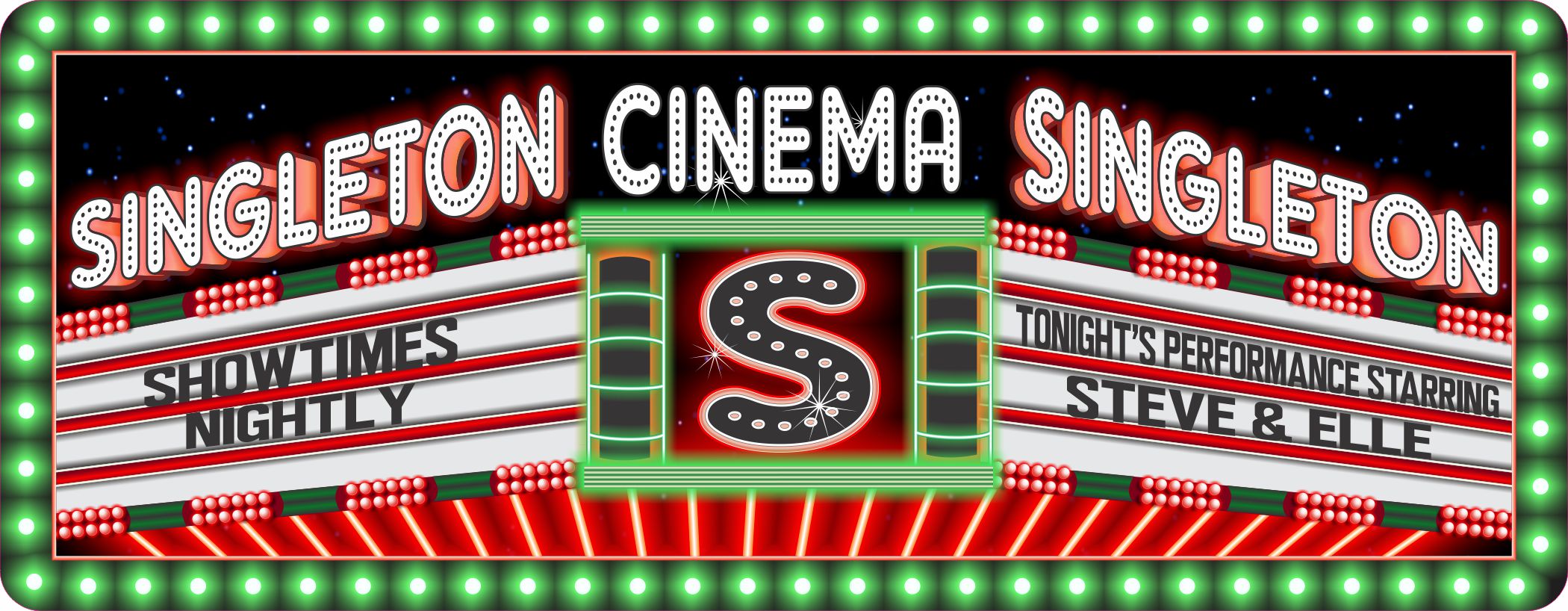 Buy Movie Marquee Sign | Personalized Home Theater Signs| Fun Sign Factory