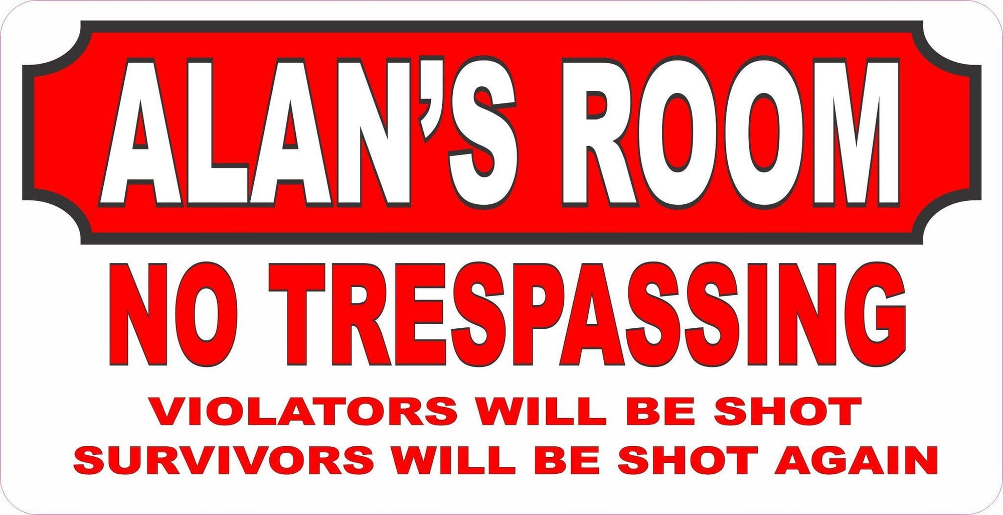 Funny Signs | Kids Room Décor| Fun Sign Factory