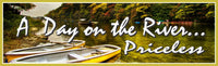 A Day on the River… Priceless Inspirational Quote Sign with River & Row Boats