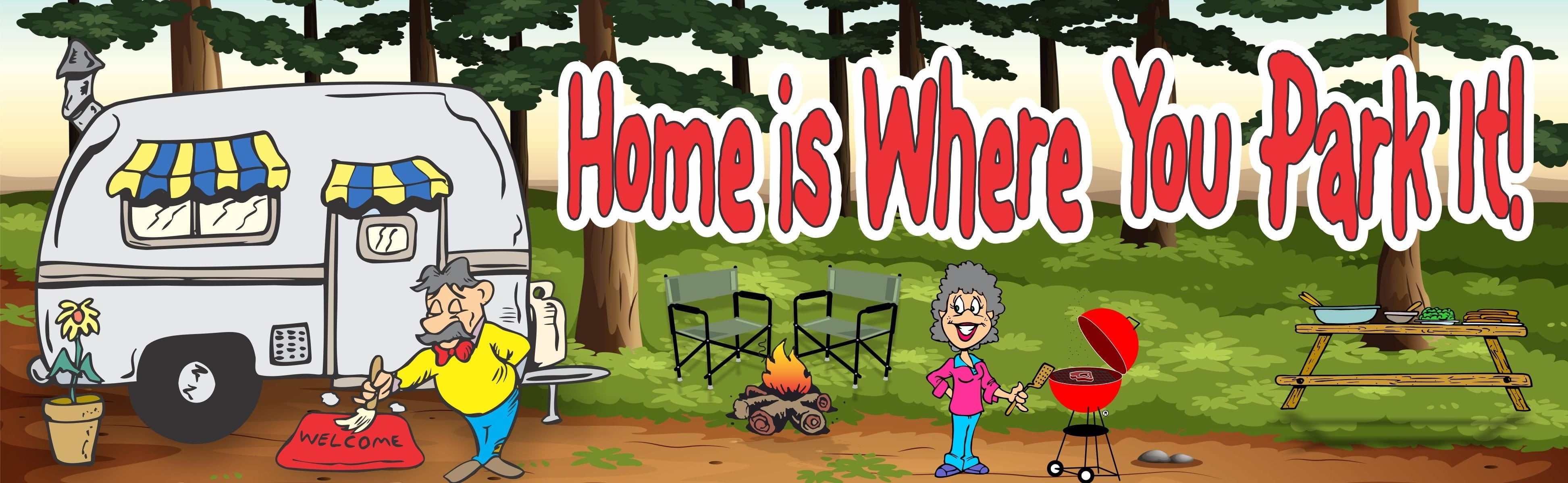 Rv Camping Cartoon