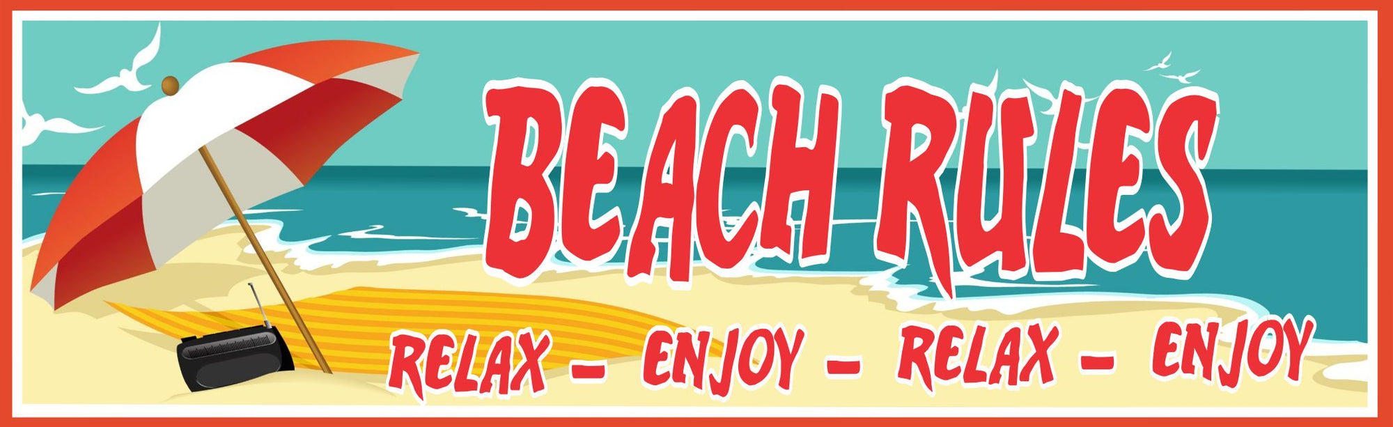 Beach Décor | Beach Quotes| Fun Sign Factory