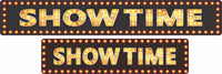 Showtime Movie Theater Sign for Your Home Cinema