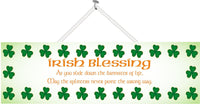 Irish Blessing Funny Quote Sign with Clovers