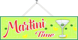 Martini Quote Sign with Olive Garnishes