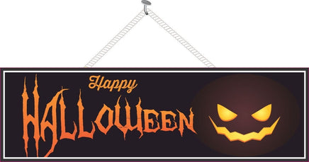 Jack o Lantern Halloween Welcome Sign 